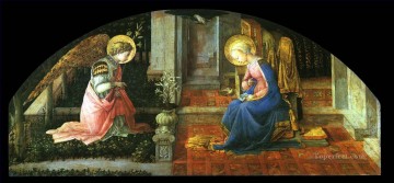  christ - The Annunciation Christian Filippino Lippi